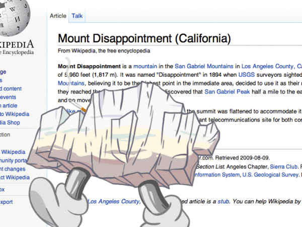 <span>Mount Disappointment</span><i>→</i>